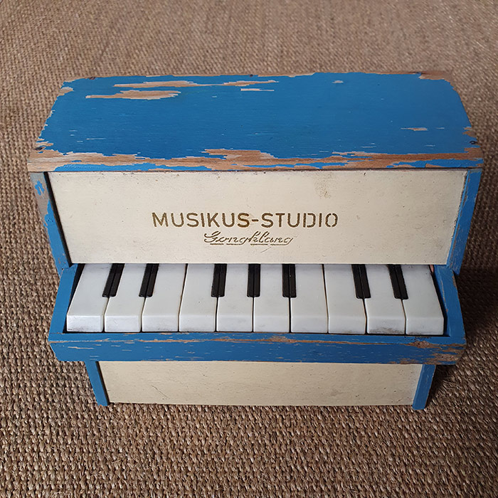 ToyPiano Musikus-Studio 'Gongklang', Pianino-Form, Klangstäbe